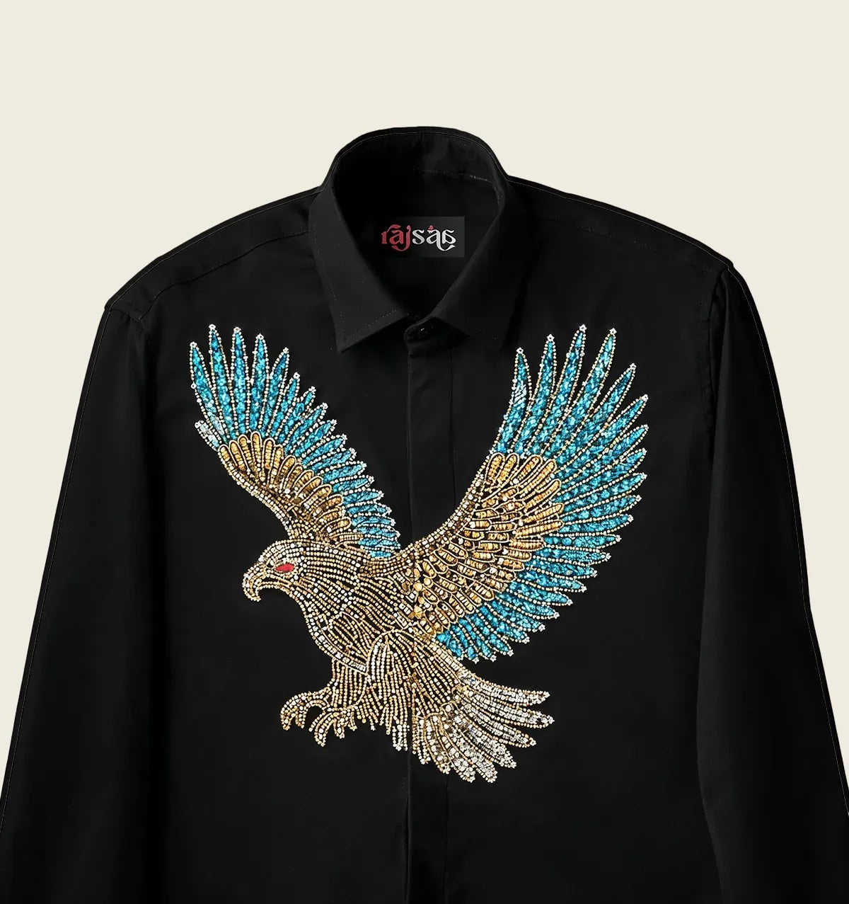 Midnight Eagle Diamond Work Shirt